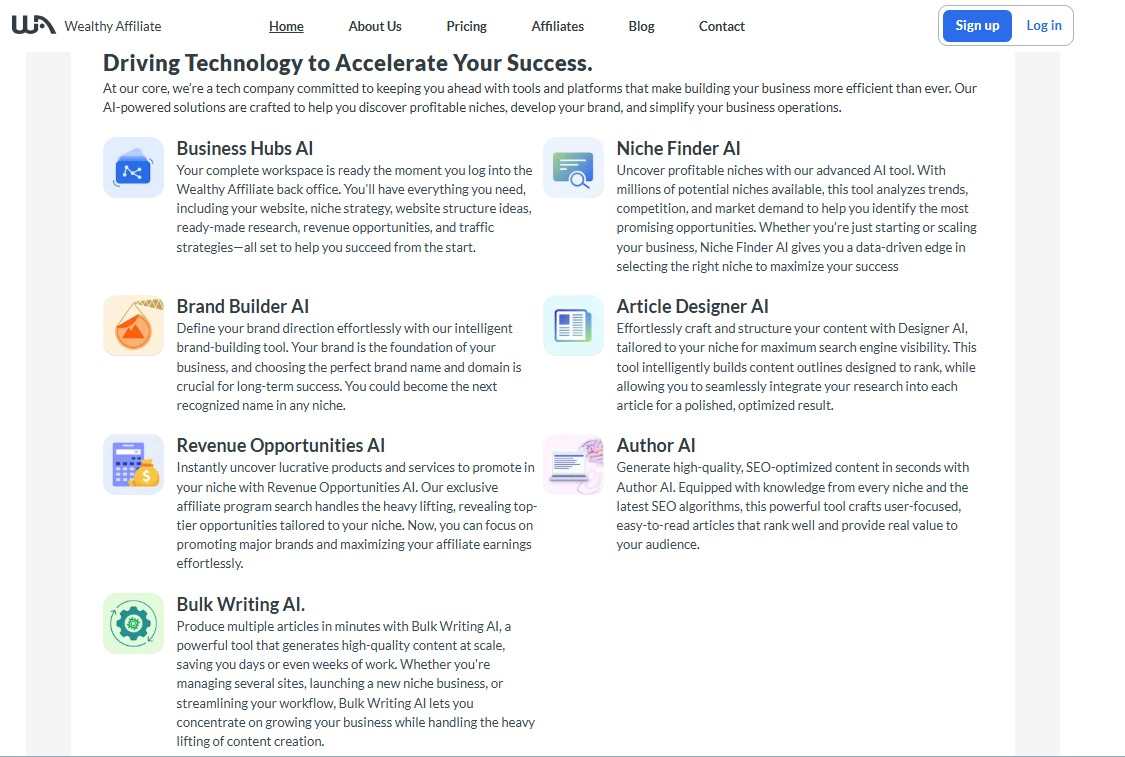 Wealthy Affiliate Ai Tools - Earn Money Edge