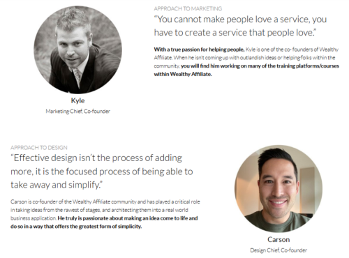 Kyle Loudin and Carson Lim Wealthy Affiliate Co-Founders - Earn Money Edge