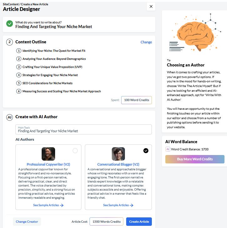 Wealthy Affiliate Ai Article Designer - Earn Money Edge